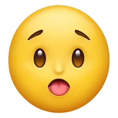 Side eye emoji with tongue out sticker