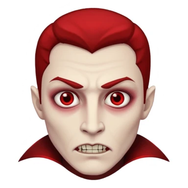 red men Vampire sticker