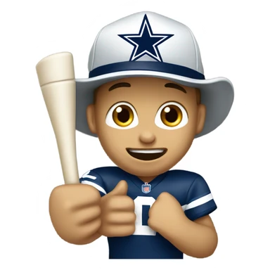 cowboys fan sticker