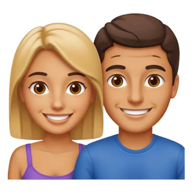 Italian 2 people sticker