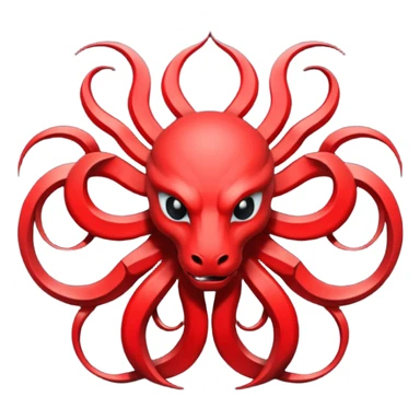 Can you generate me a emoji flag of the fictional world war two team hydra from Captain America? Can you make it the exact logo from the movie? TAKE AN EXACT COPY FROM THE MOVIE sticker