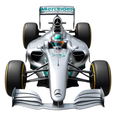 mercedes f1 car sticker