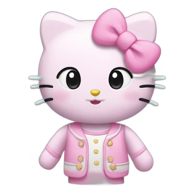 Hello kitty pastel sticker