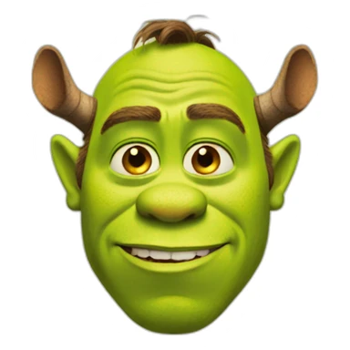 Shrek avec des oreilles sticker