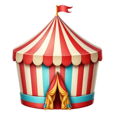 Vintage circus candy sticker