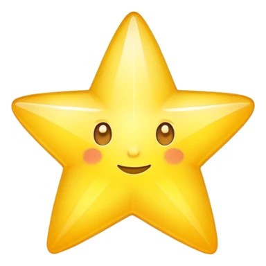 bright shining star sticker