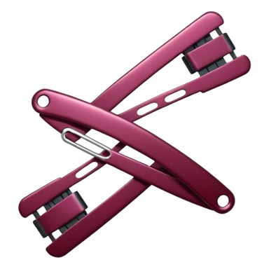 burgundy hairclips sticker