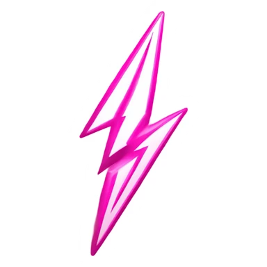 pink high voltage symbol sticker