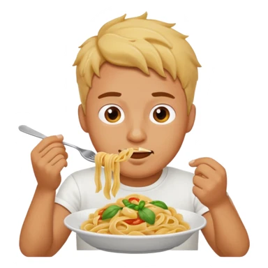 the man who eats pasta sticker