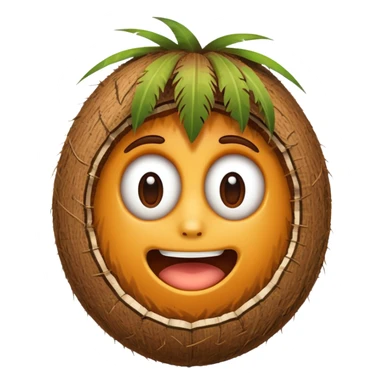 Coconut sticker