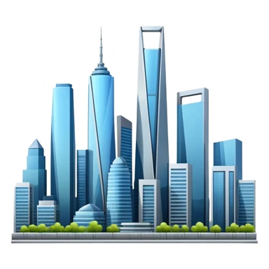 city skyline  sticker