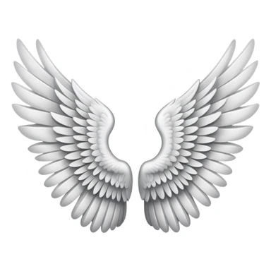 Pair of wings sticker