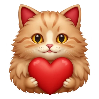 coeur et chats sticker