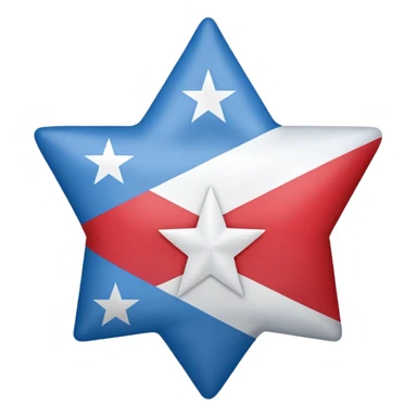🇵🇷 to light blue where the star is located sticker