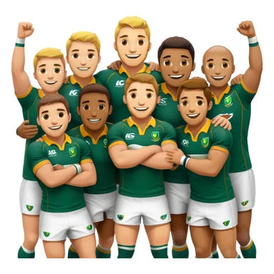 south african rugby team win sticker