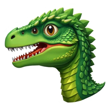 Velociraptor with a big lump on its head sticker