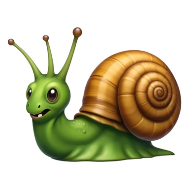 An evil snail sticker