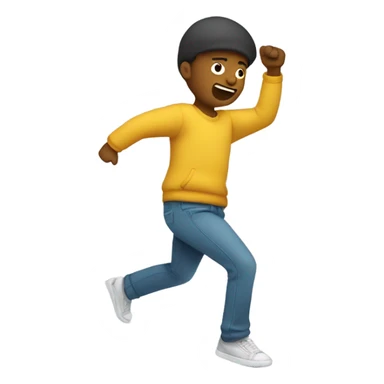 Personne qui fait un dab  sticker