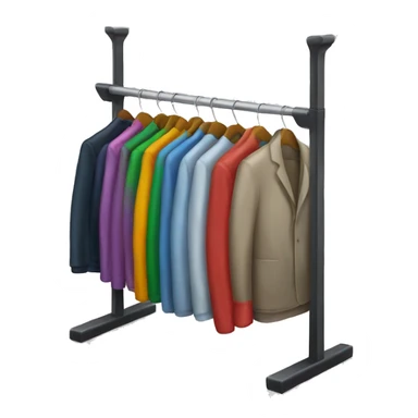 Clothing rack sticker