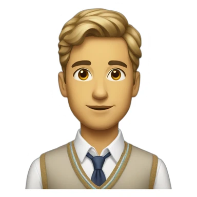 Hyperrealist Preppy spanish sticker