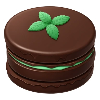 thin mint chocolate sticker