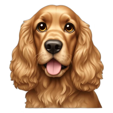Dog-golden-english-cocker-spaniel-full-body sticker