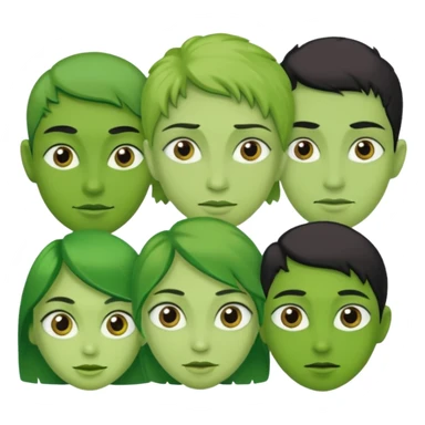 green people sticker