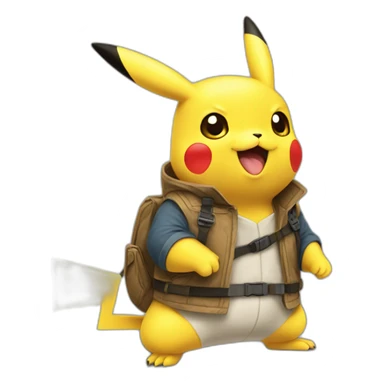 Pikachu doit d'honneur sticker