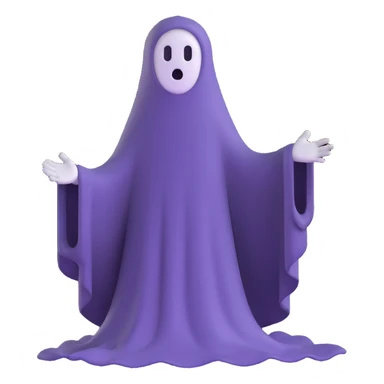 spooky ghost sticker