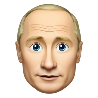 vladimir putin with vodka sticker