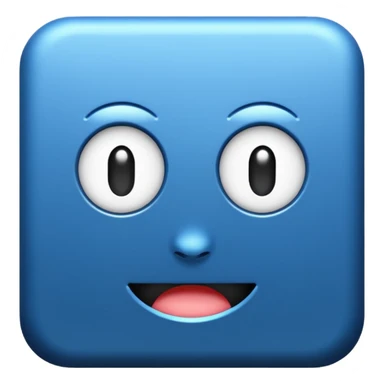 haceme un sprunki con cuerpo cuadrado  fino sticker