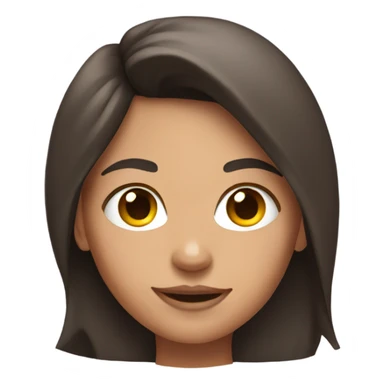 Brunette girl with muscles sticker