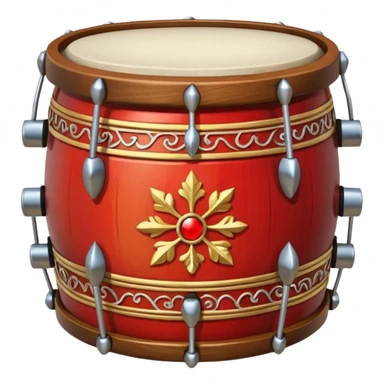Ceremonial drum colored sticker