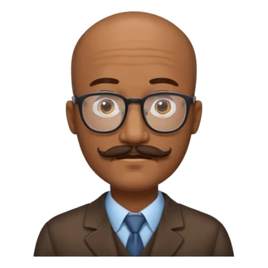 bal mustache man,Big mustache.
negative: Dont use same face style. sticker