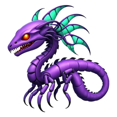 Abstract Venom-Genesect-Lunala-ET-hybrid-fantasy-creature sticker