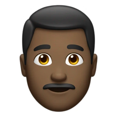 Man with arched eyebrow and a smirk sticker