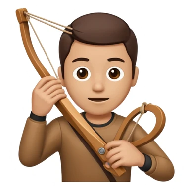 slingshot cartoon sticker