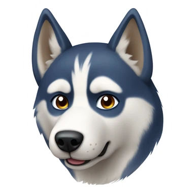HUSKY roux au yeux marron clair avec un peu de bleu dans l’œil droit  sticker
