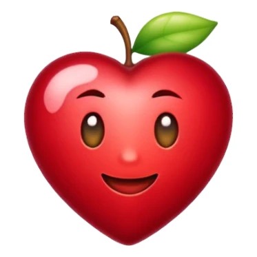 Me puede  crear emojis de rojo cereza? sticker