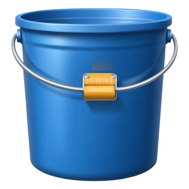  blue paint bucket sticker
