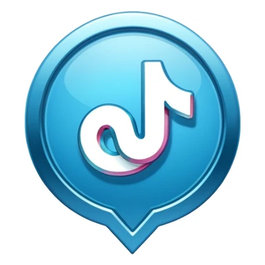 Verified Tiktok blue tick badge sticker