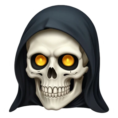 grim reaper head only sticker