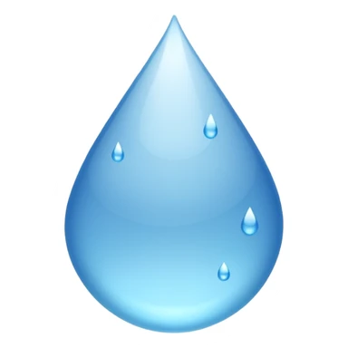 Gota de agua color blanco white sticker