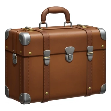 A sturdy travel suitcase sticker