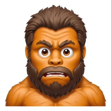 Bigfoot exercising sticker