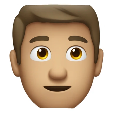 A man looks in the rearview mirror in the car sticker