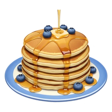 Blueberry pancakes sticker