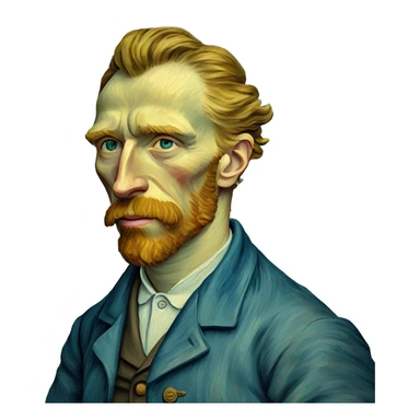 van gogh painting  sticker