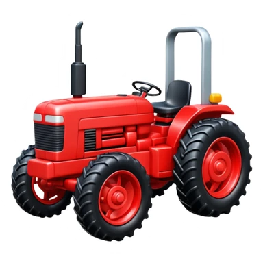 plastic toy  tractor sticker
