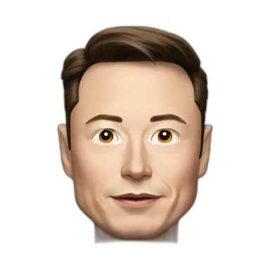 elon musk in a tesla sticker